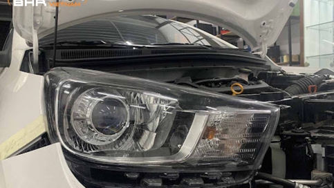 Độ đèn bi LED Kia Soluto | AES A14 Pro